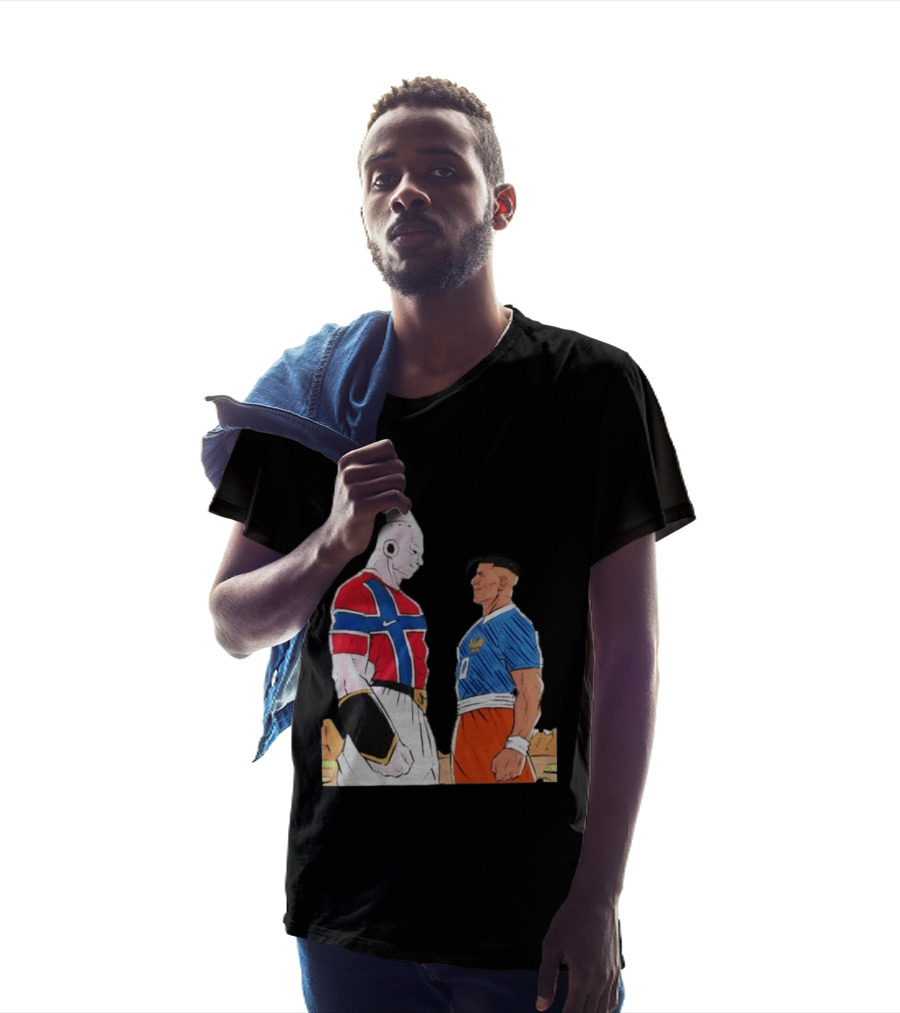 Norway Haaland Versus Mbappe France Dragon Ball Z T-Shirt