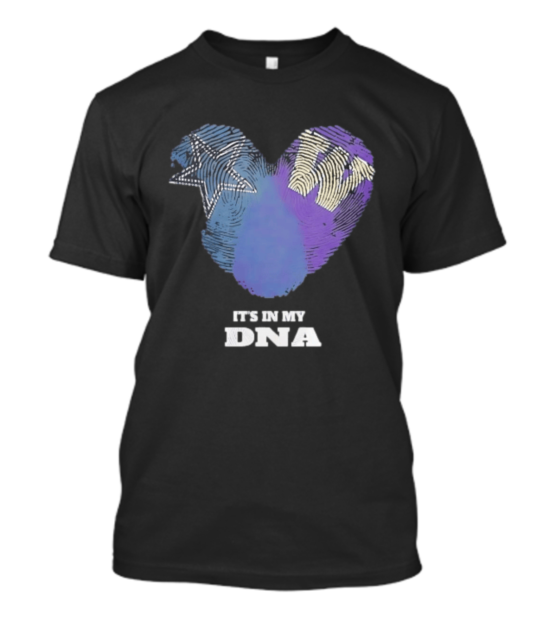 It's In My DNA Dallas Cowboys Star Symbol Fan Pride T-Shirt