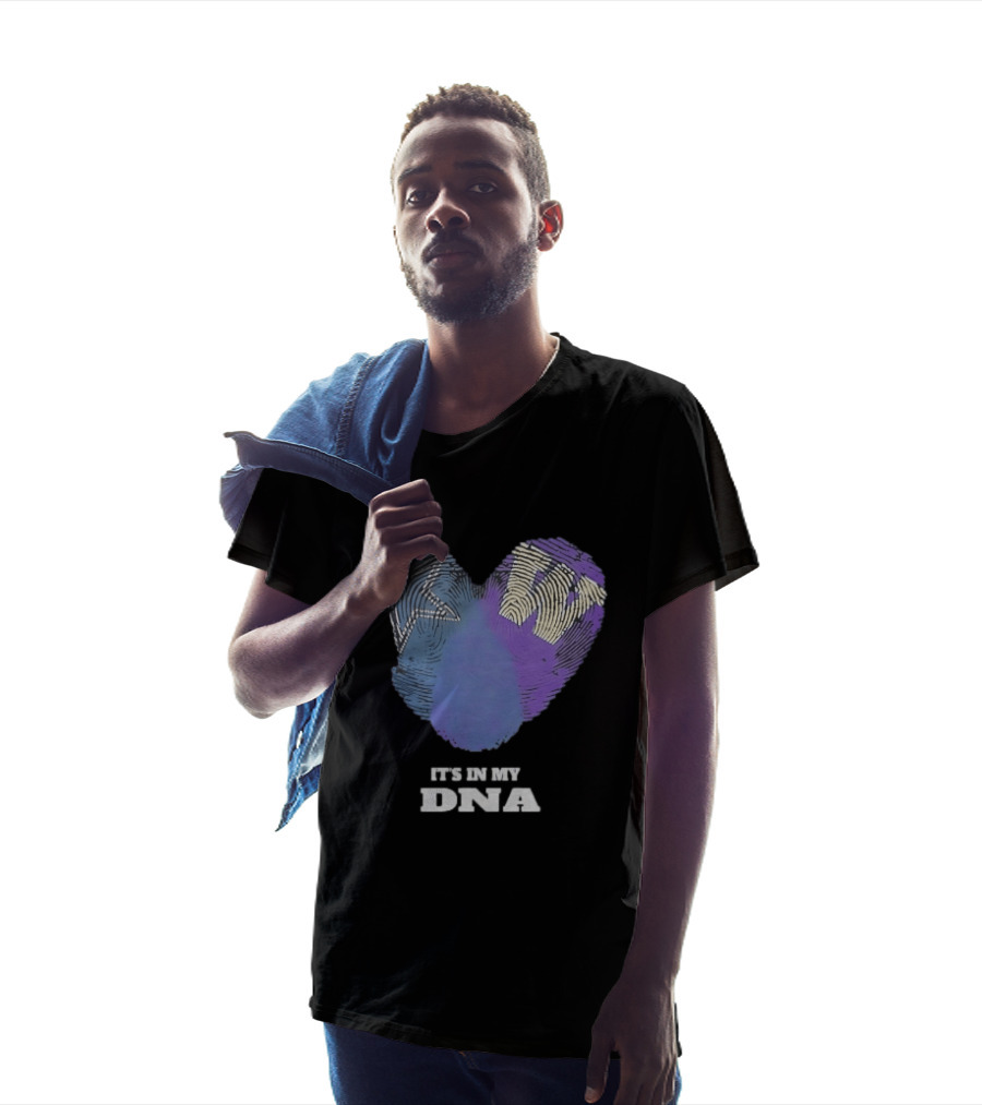 It's In My DNA Dallas Cowboys Star Symbol Fan Pride T-Shirt