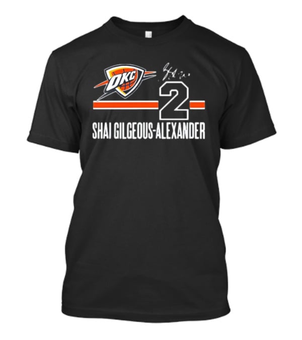 Shai Gilgeous Alexander OKC Thunder Signature 2 T-Shirt
