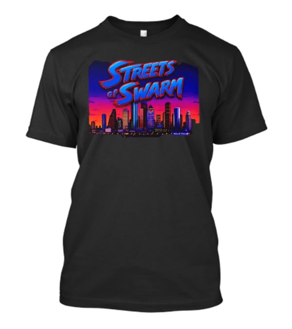 Streets Of Swarm Houston Texans Arcade Skyline Skyline T-Shirt