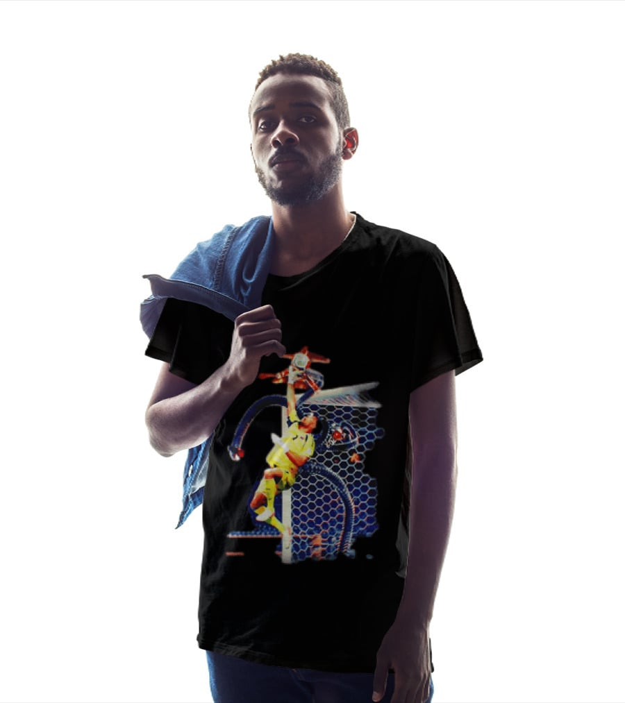 Vozinha Cape Verde Goalkeeper Octopus Marvel Mashup Soccer Heroics T-Shirt