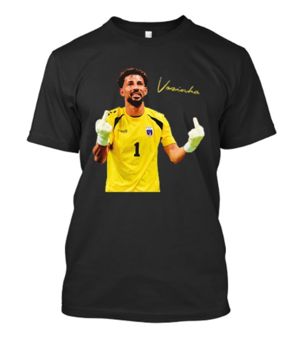 Vozinha Cape Verde National Team Number 1 Player Gesture T-Shirt