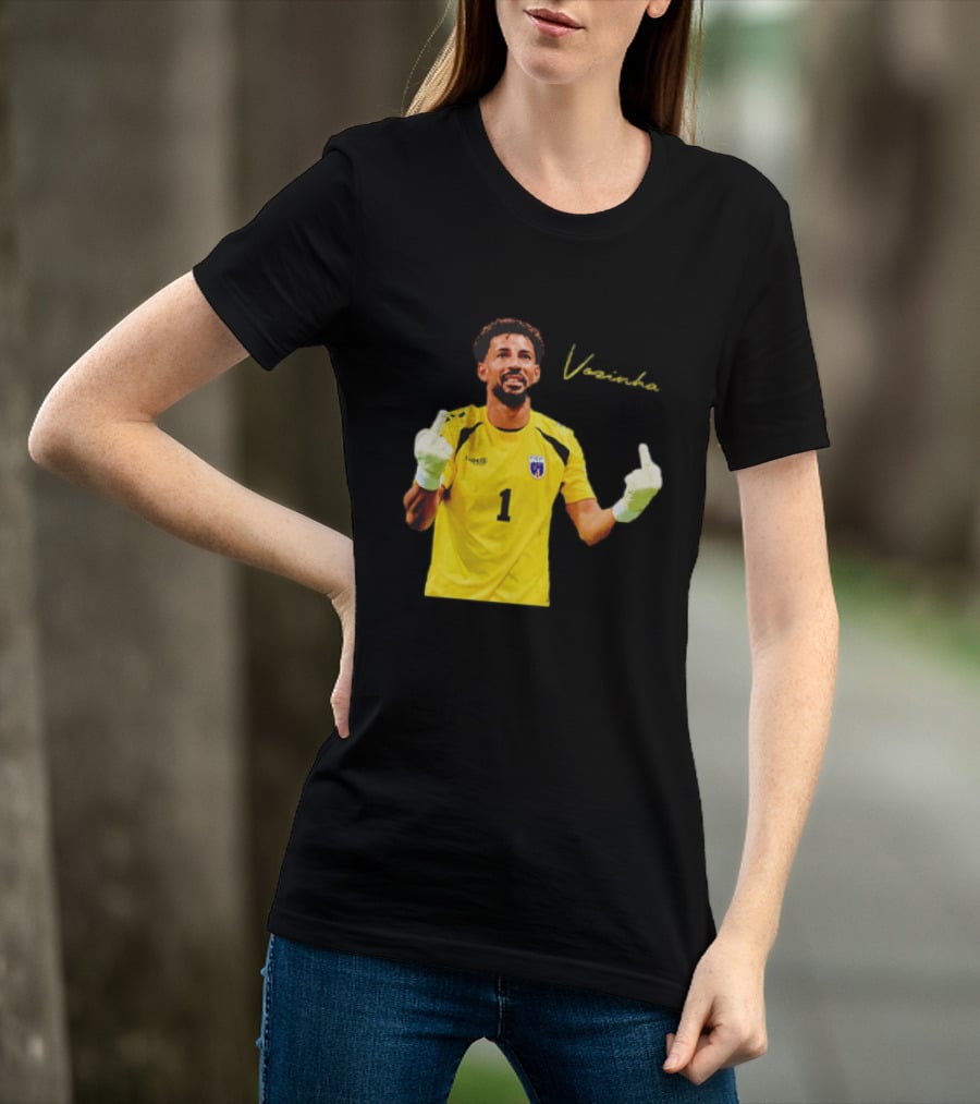 Vozinha Cape Verde National Team Number 1 Player Gesture T-Shirt