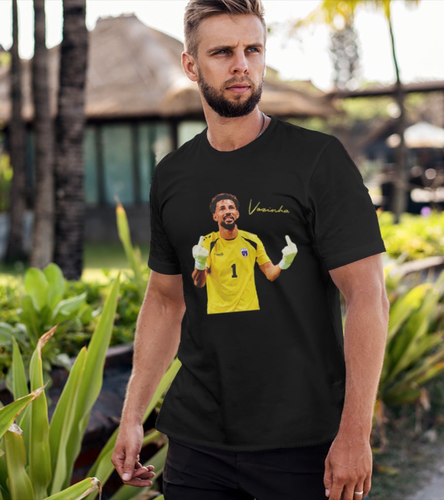 Vozinha Cape Verde National Team Number 1 Player Gesture T-Shirt