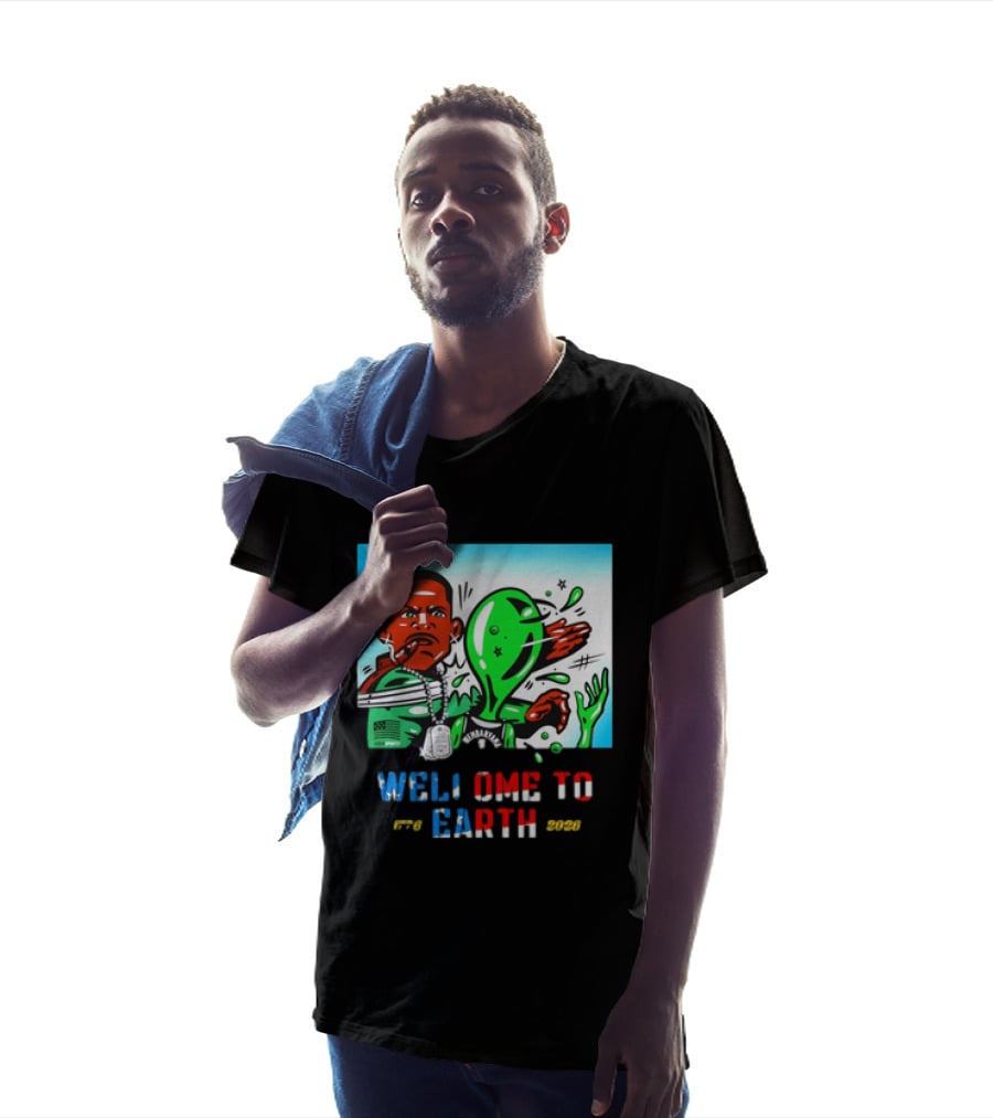Victor Wembanyama San Antonio Spurs Welcome To Earth 1776 2026 T-Shirt