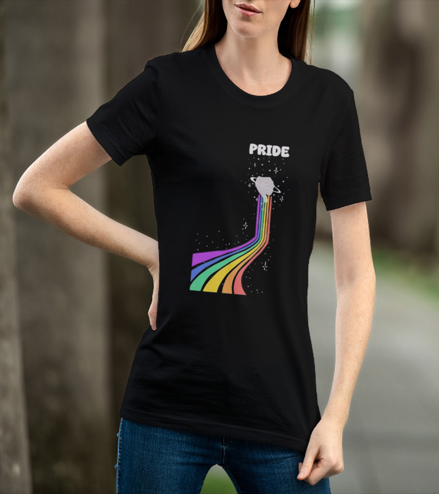 Pride Rainbow Space Hand Magic T-Shirt