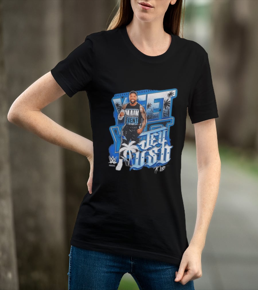 WWE Jey Uso Main Event Yeet Palm Trees Wrestling T-Shirt