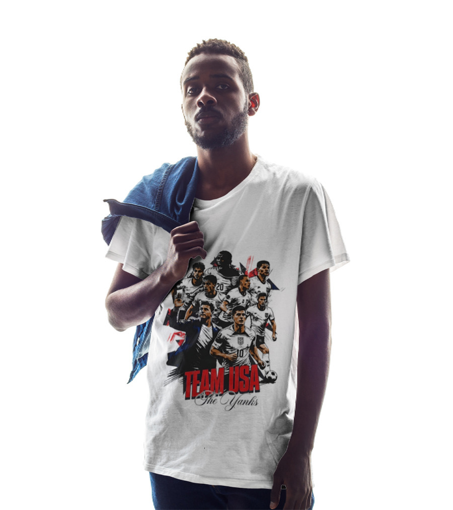 Team USA The Yanks USMNT Collage T-Shirt