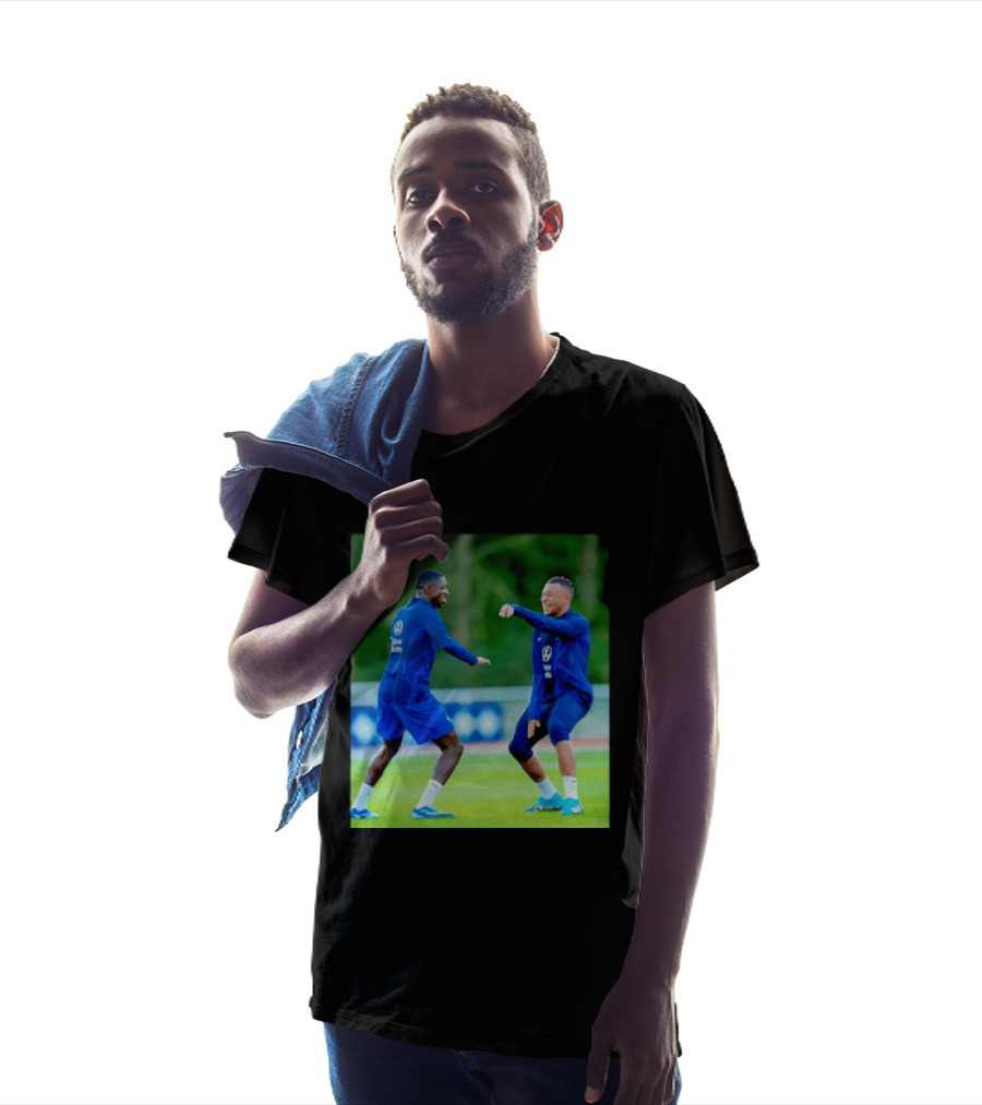 Kylian Mbappe Ousmane Dembele France National Football Team Training France Football Kings Of Europe T-Shirt
