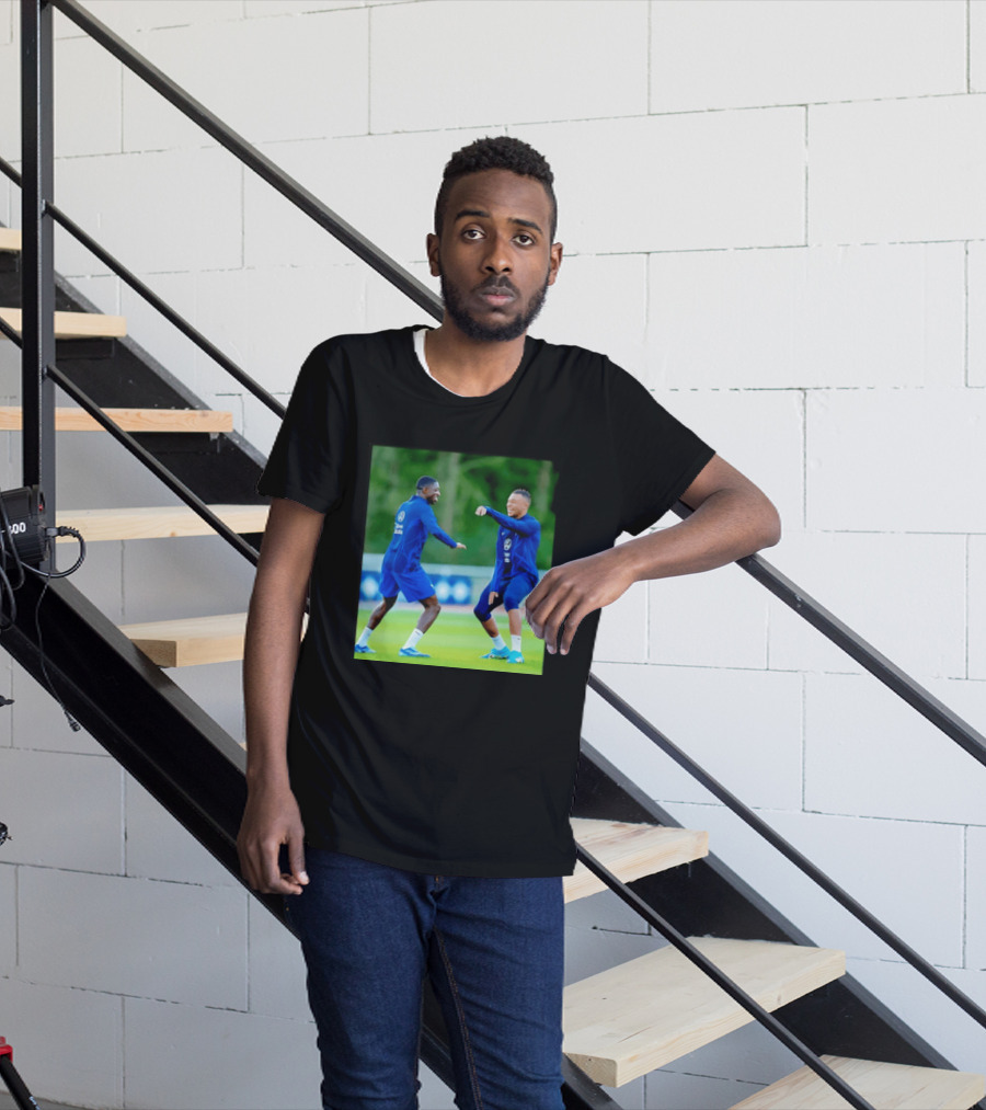 Kylian Mbappe Ousmane Dembele France National Football Team Training France Football Kings Of Europe T-Shirt