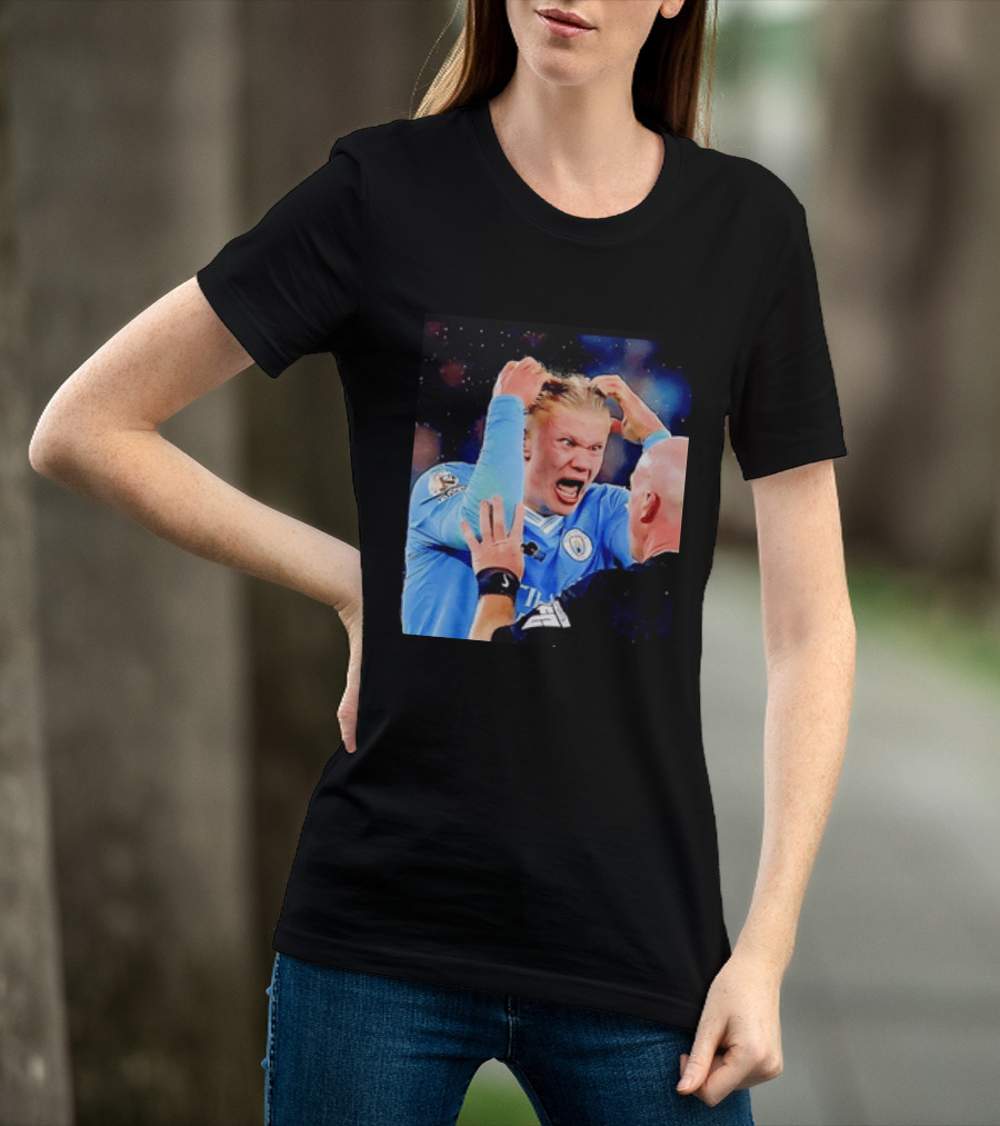 Erling Haaland Manchester City Emotional Reaction T-Shirt