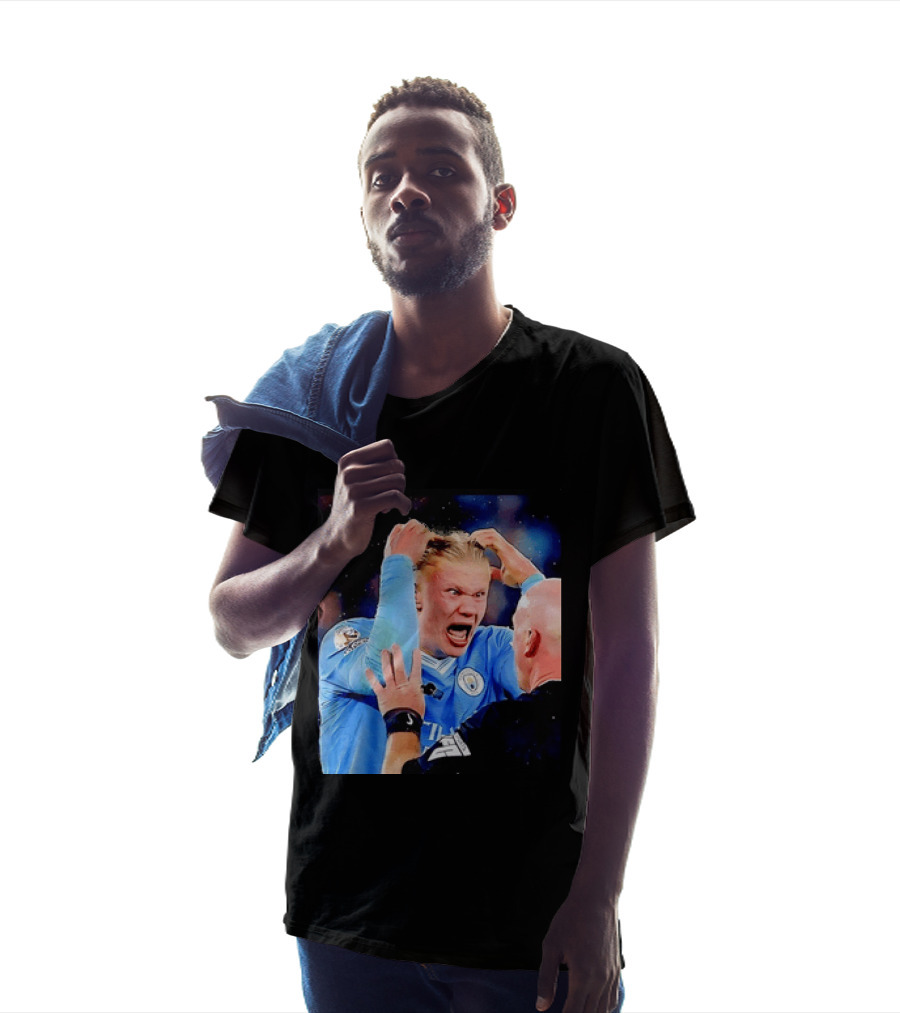 Erling Haaland Manchester City Emotional Reaction T-Shirt