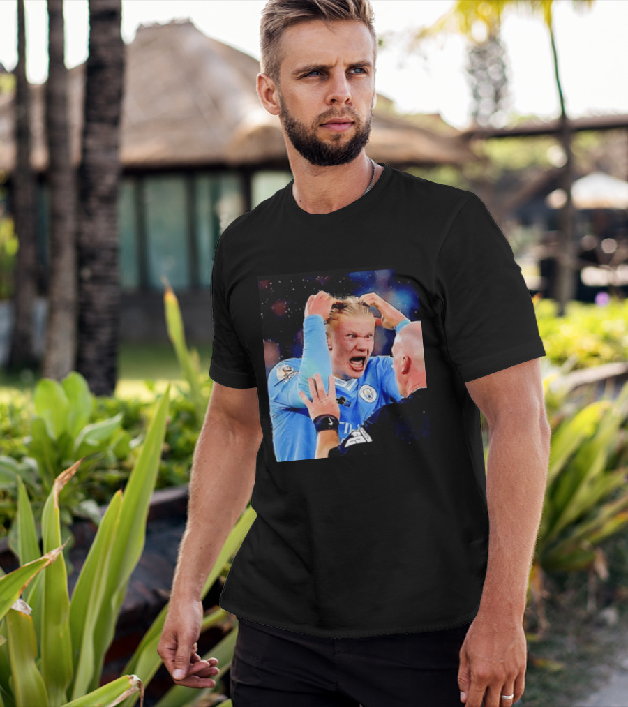 Erling Haaland Manchester City Emotional Reaction T-Shirt