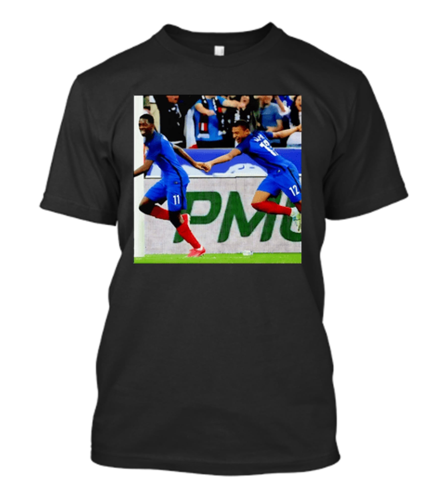 France National Team Kylian Mbappé Ousmane Dembélé Celebration T-Shirt