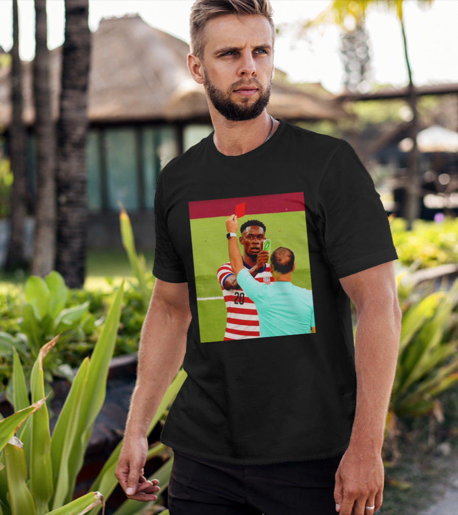 Folarin Balogun USMNT Number 20 Reverse Card Meme Soccer T-Shirt