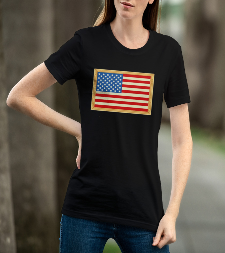 Theodore Roosevelt We Must Dare To Be Great American Flag T-Shirt