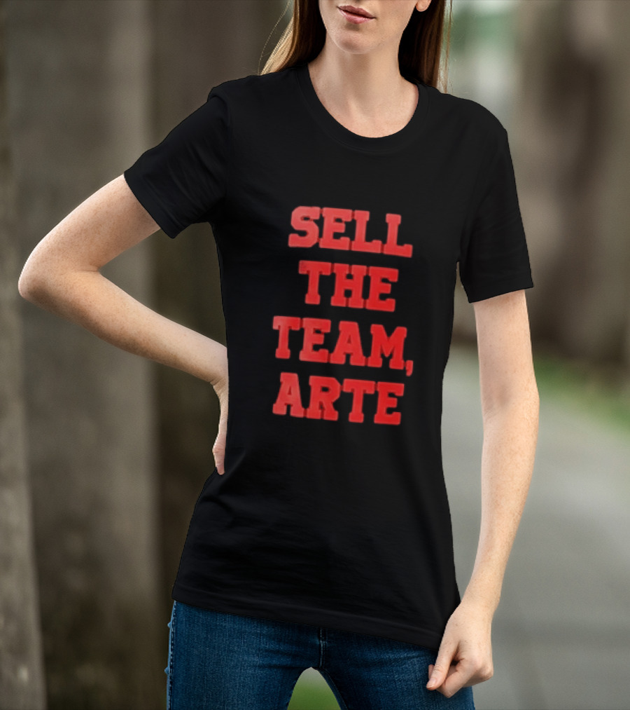 Sell The Team Arte Rallying Cry Fan Expression T-Shirt
