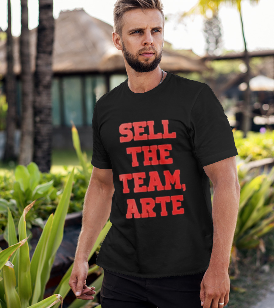 Sell The Team Arte Rallying Cry Fan Expression T-Shirt