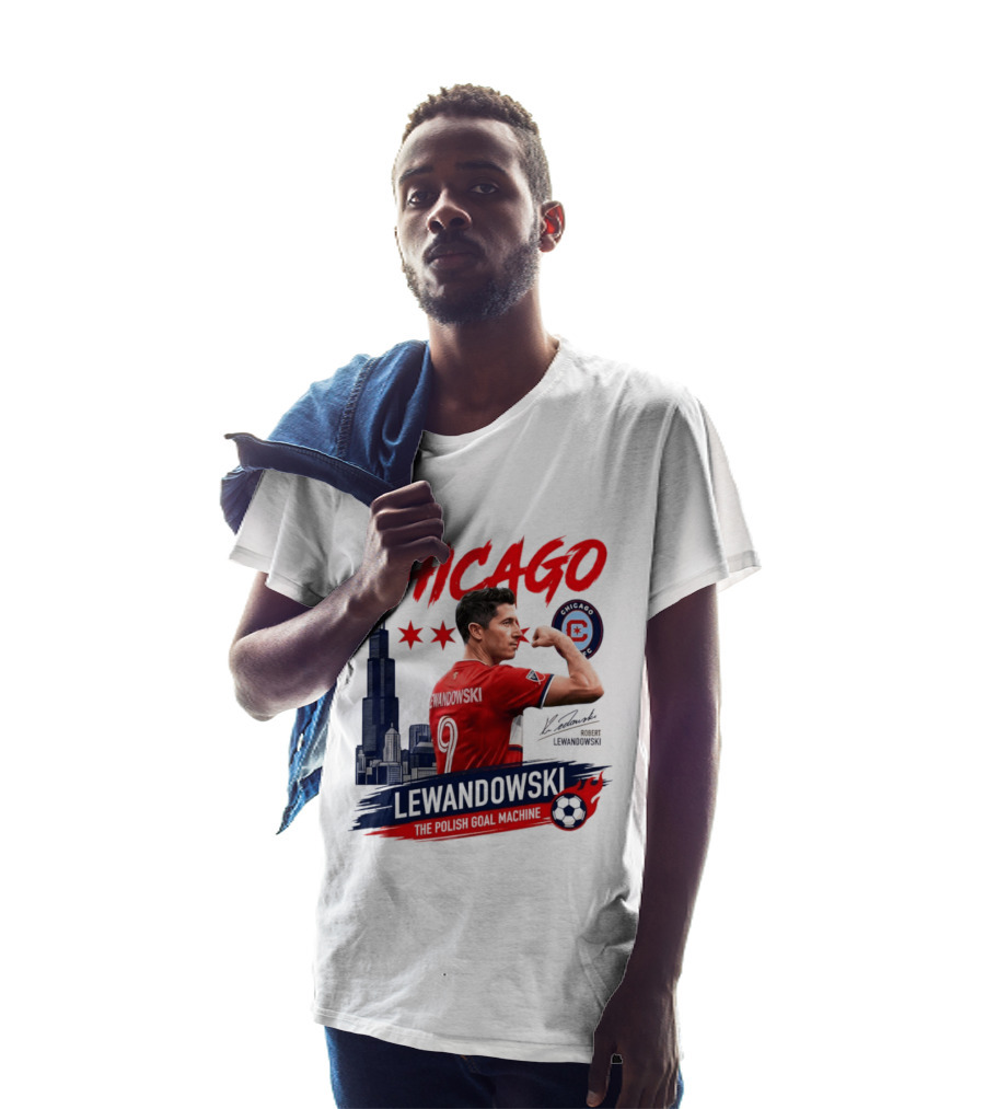 Chicago Fire FC Lewandowski The Polish Goal Machine T-Shirt