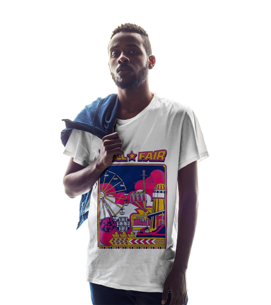 Hull Fair Patties Carnival Ferris Wheel And Helter Skelter Fun Attractions T-Shirt