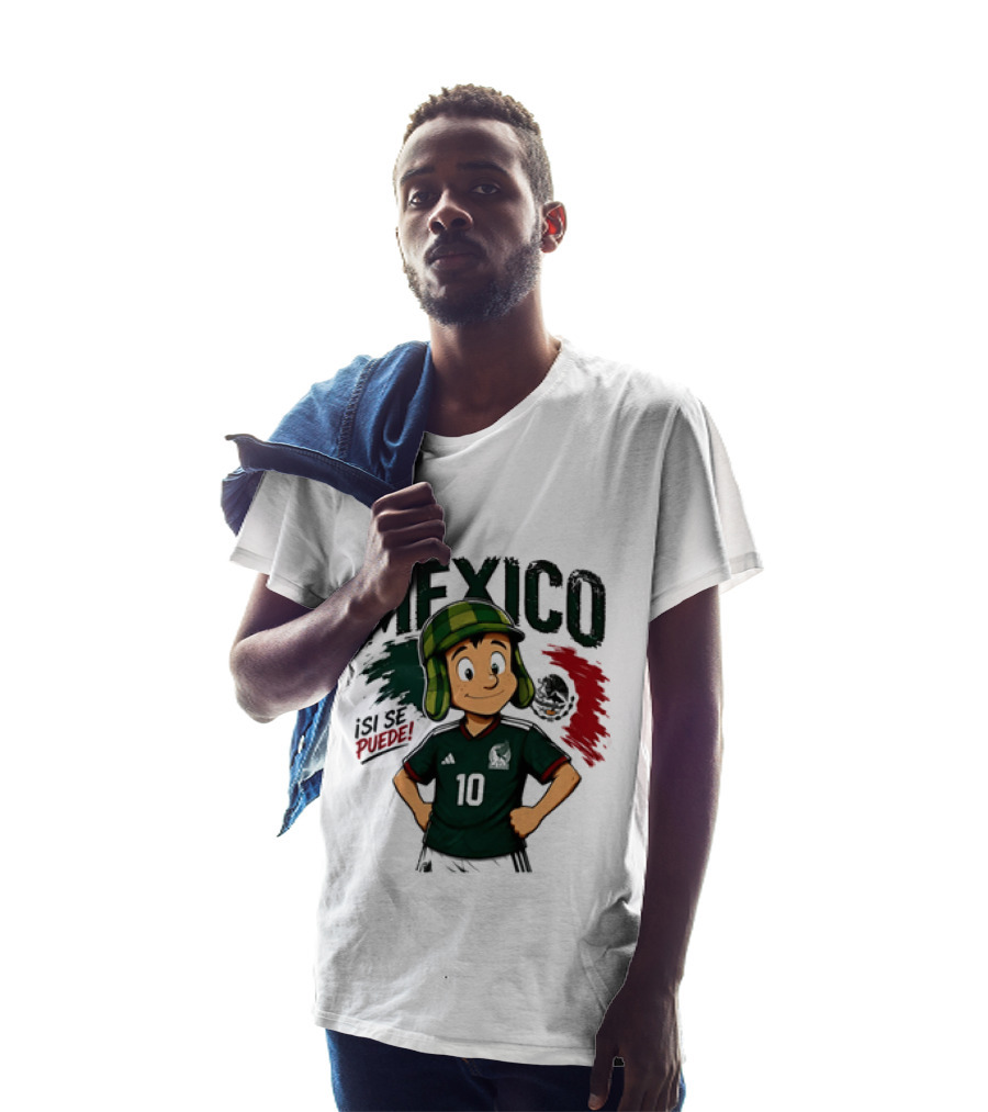 México El Chavo Del Ocho Isi Se Puede Football Soccer Jersey 10 T-Shirt