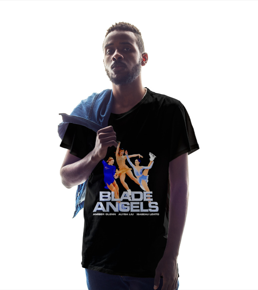 Blade Angels Amber Glenn Alysa Liu Isabeau Levito Team USA Figure Skating T-Shirt