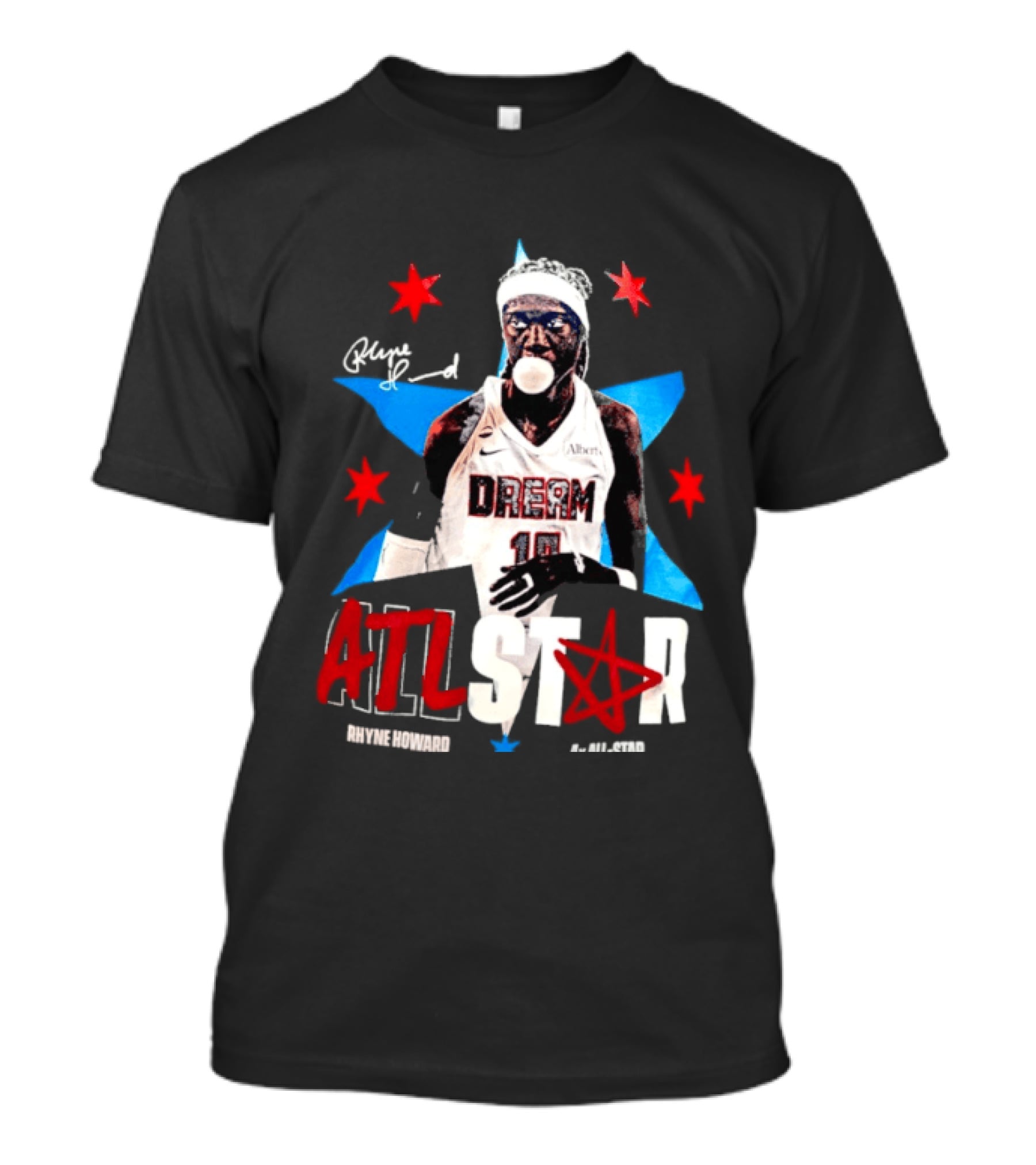 Rhyne Howard Atlanta Dream 4x All Star ATL Star T-Shirt