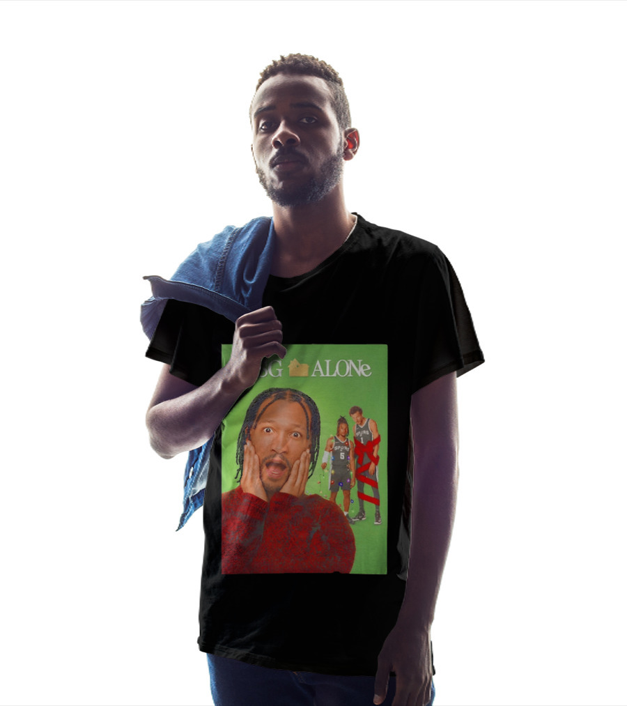 MSG ALONe Jalen Brunson Victor Wembanyama New York Knicks Home Alone NBA Basketball Spurs T-Shirt