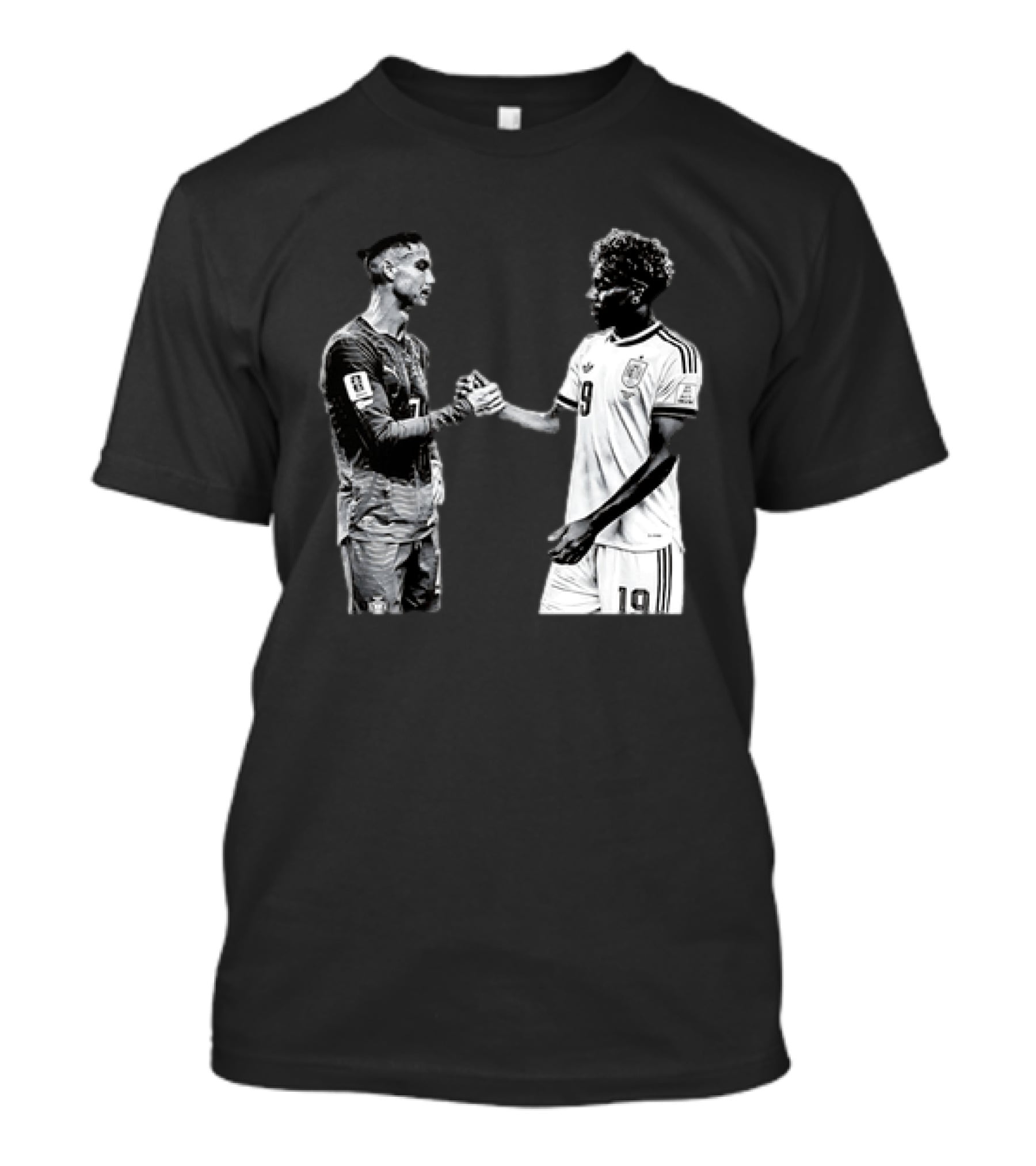Cristiano Ronaldo Lamine Yamal Final Matchup Moment T-Shirt
