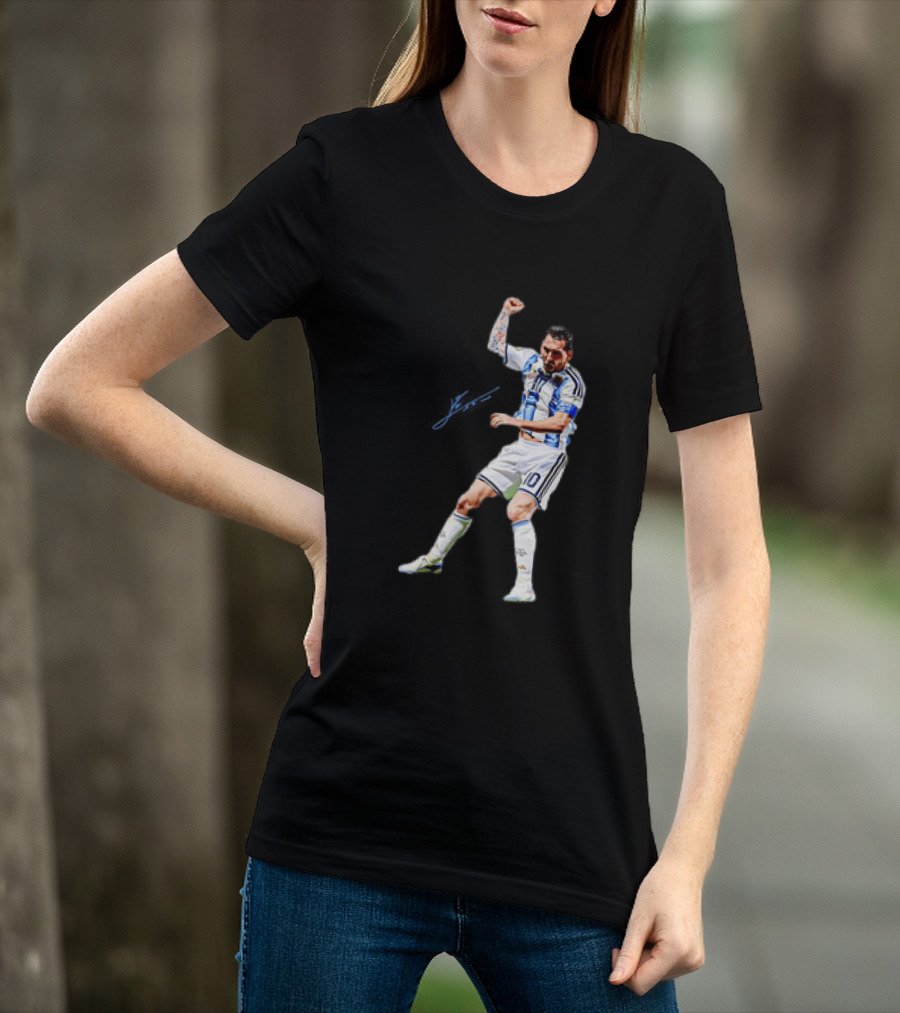 Messi The Comeback Argentina Football Unites The World Soccer Legend Victory Celebration T-Shirt