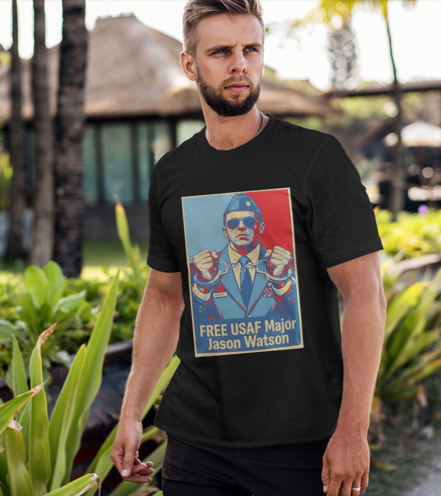 FREE USAF Major Jason Watson Handcuffed T-Shirt