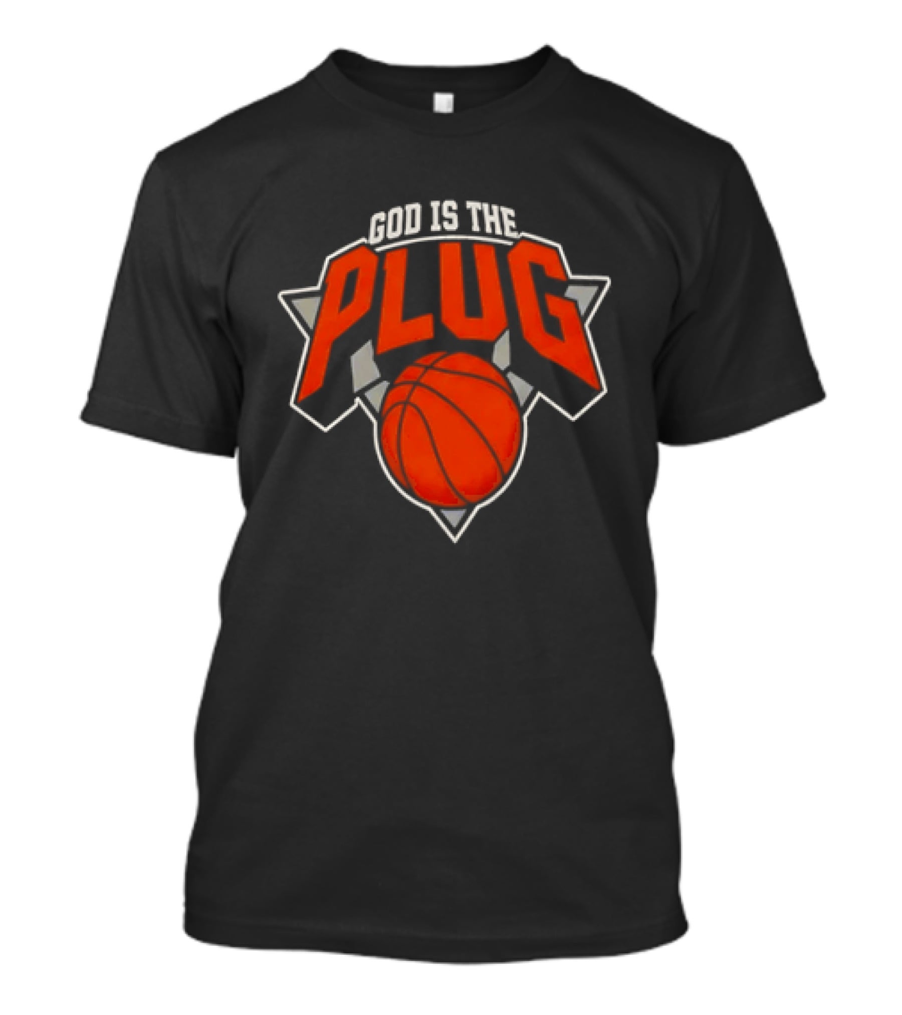 God Is The Plug Basketball New York Knicks T-Shirt