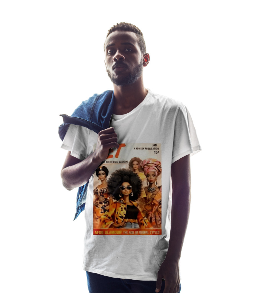 JET The Weekly Negro News Afro Glamour The Rise Of Global Styles T-Shirt
