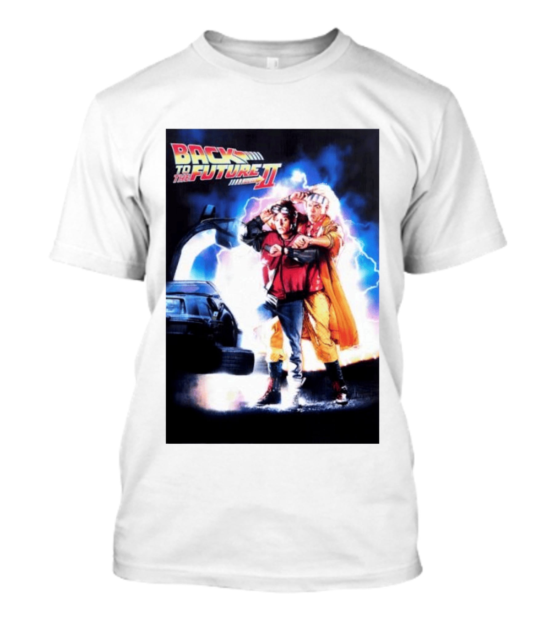 Back To The Future Part II Marty McFly Doc Brown Characters T-Shirt