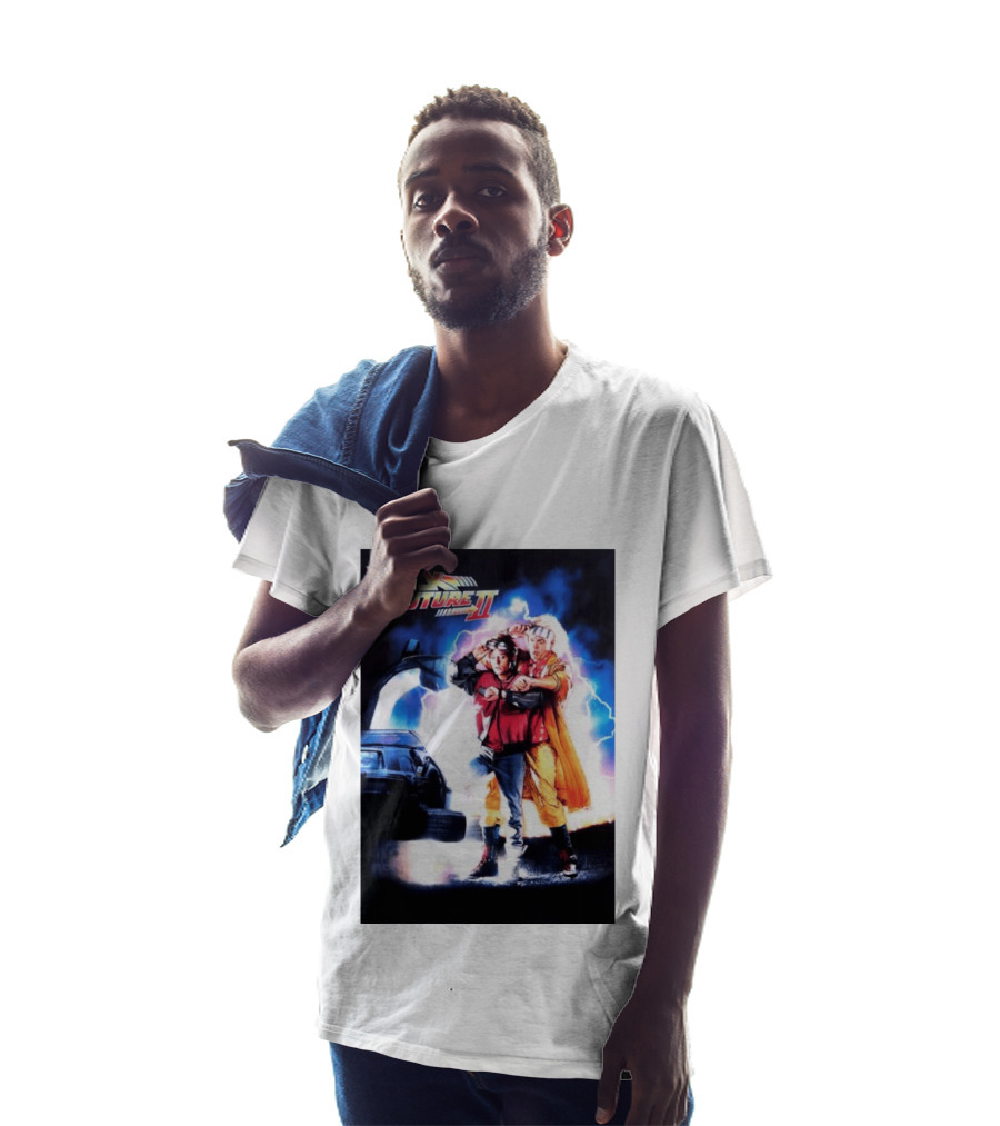 Back To The Future Part II Marty McFly Doc Brown Characters T-Shirt