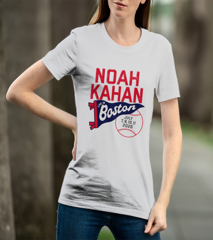 Noah Kahan Boston Concert July 7 8 10 11 2026 T-Shirt