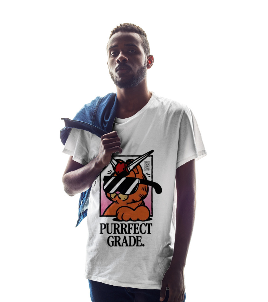 Gundam Purrfect Grade Cat Sunglasses Robot Mashup T-Shirt