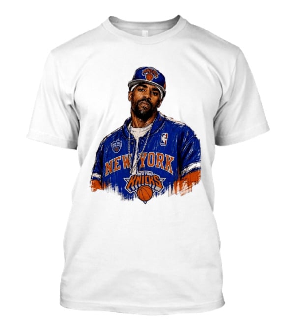 Kyrie Irving New York Knicks New Yorks Finest To The World Manhattan Knicks T-Shirt