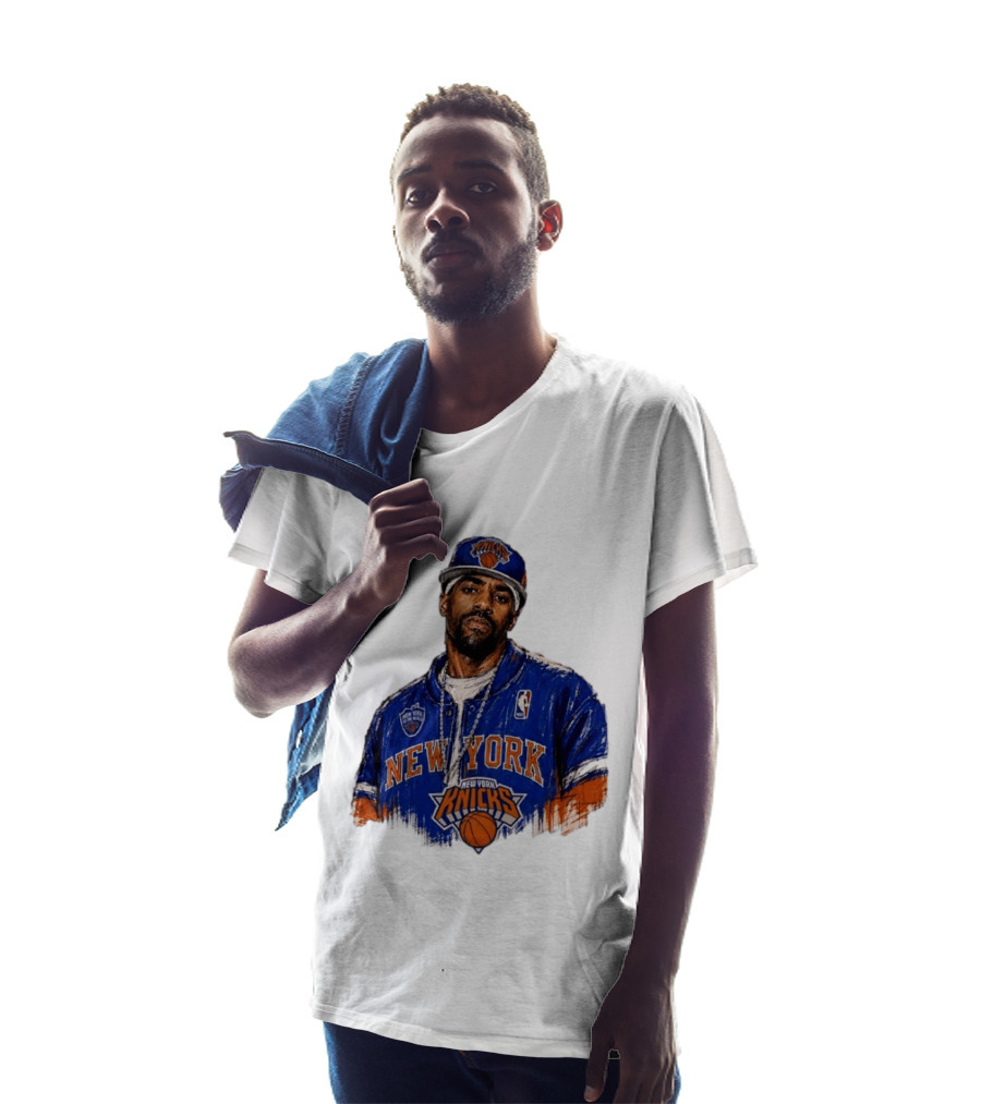 Kyrie Irving New York Knicks New Yorks Finest To The World Manhattan Knicks T-Shirt