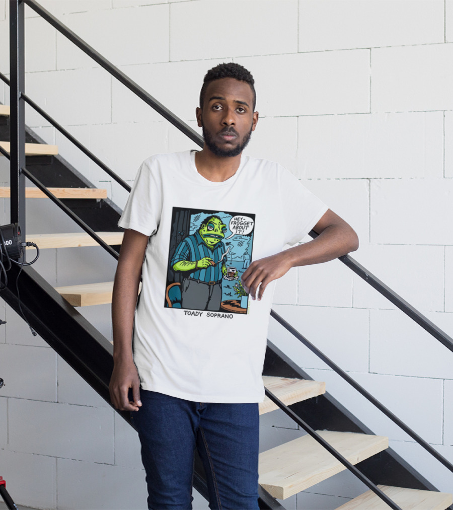 Toady Soprano Hey Frogget About It Killer Acid T-Shirt