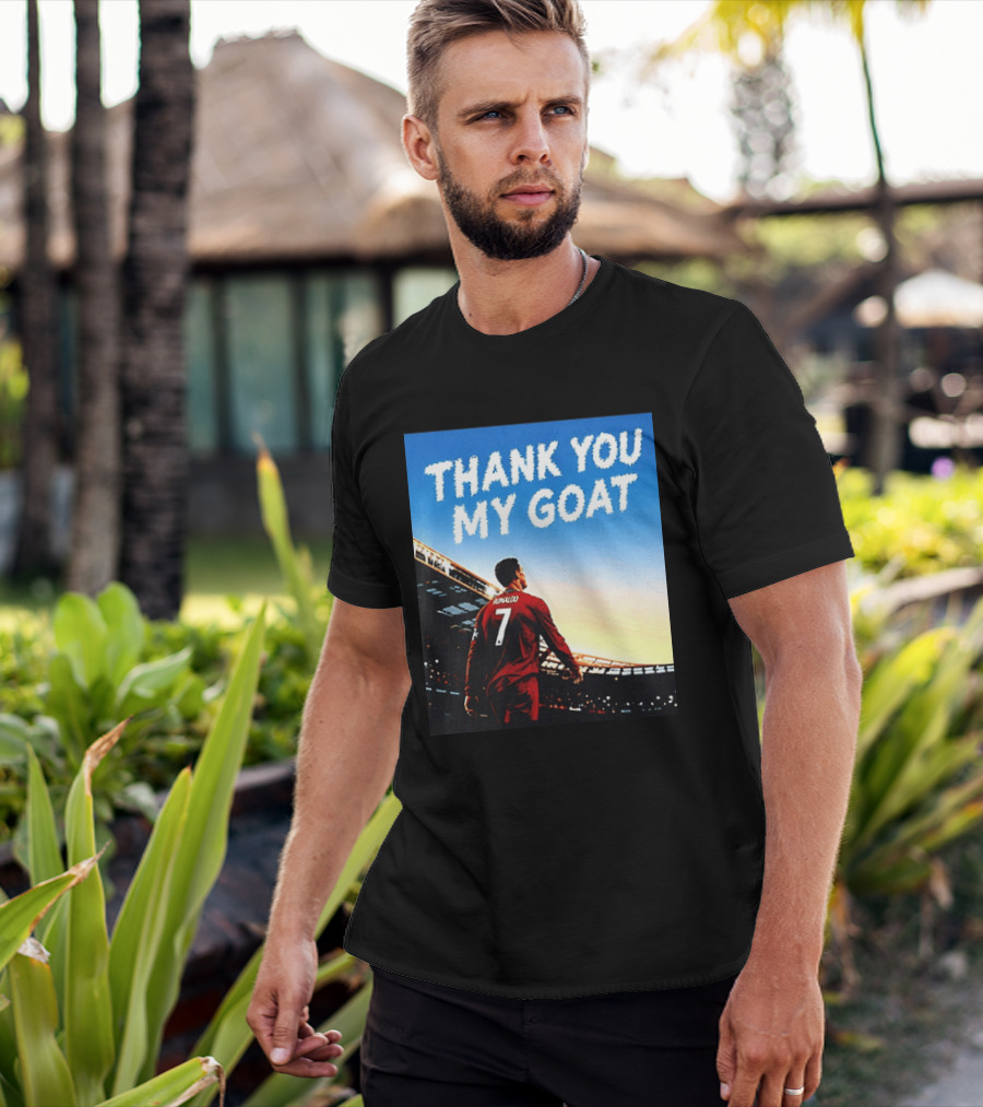 Thank You My Goat Cristiano Ronaldo 7 Portugal National Team T-Shirt