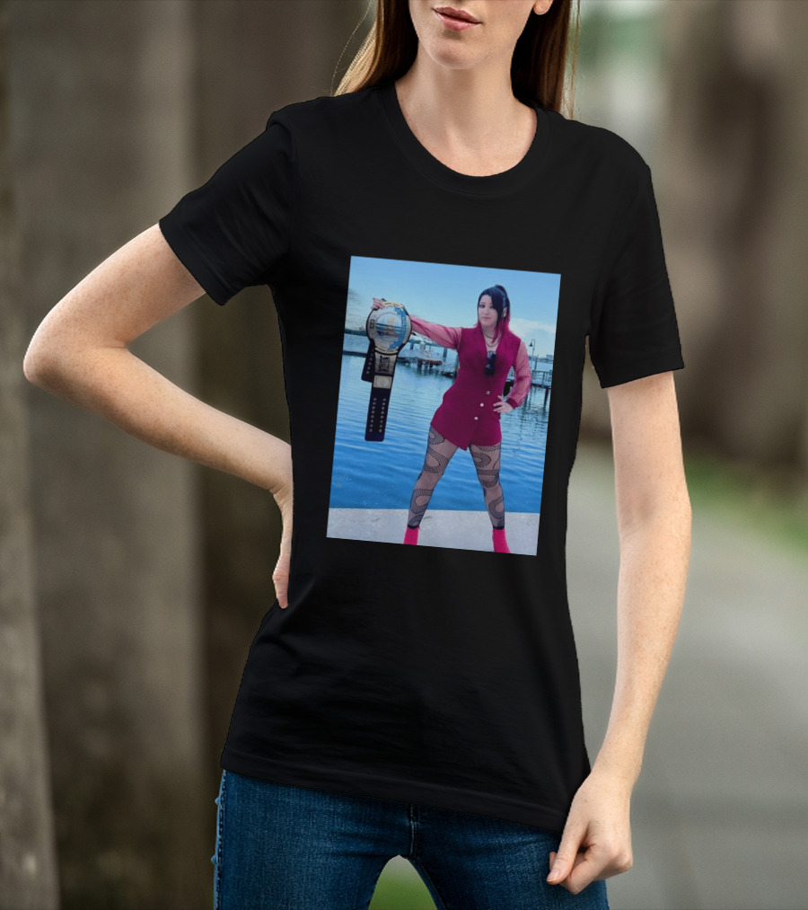 We Are At The Beach Hikaru Shida Wrestling Champion Dockside T-Shirt