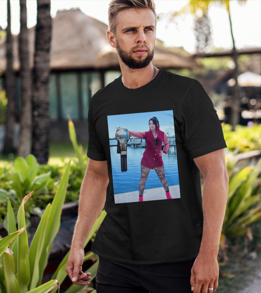 We Are At The Beach Hikaru Shida Wrestling Champion Dockside T-Shirt