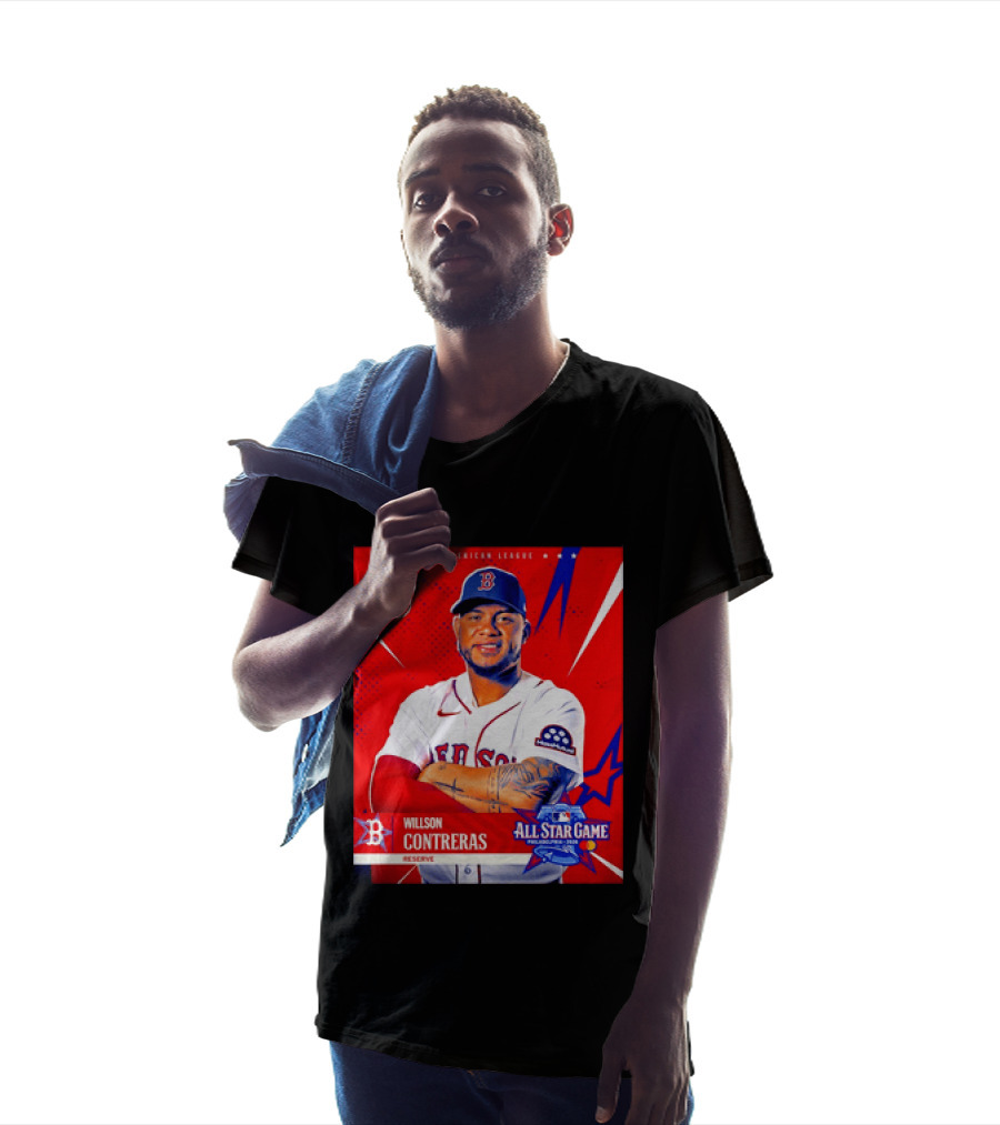 Boston Red Sox Willson Contreras 2026 All Star Game Reserve American League T-Shirt