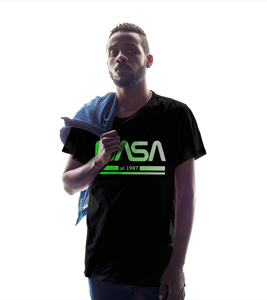 NASA Neon Green 1987 T-Shirt