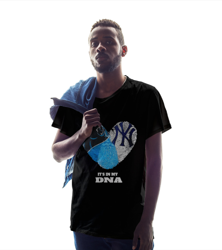 New York Yankees Carolina Panthers It's In My DNA T-Shirt