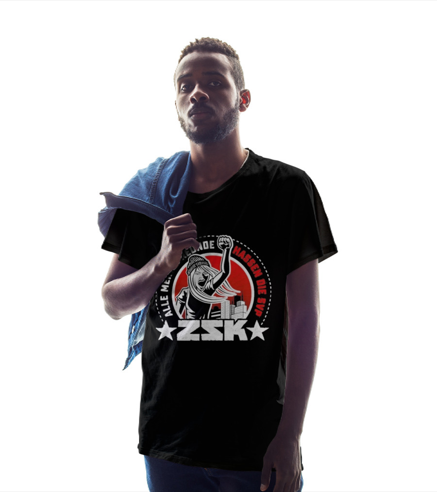 ZSK Alle Meine Freunde Hassen Die SVP City Protest T-Shirt