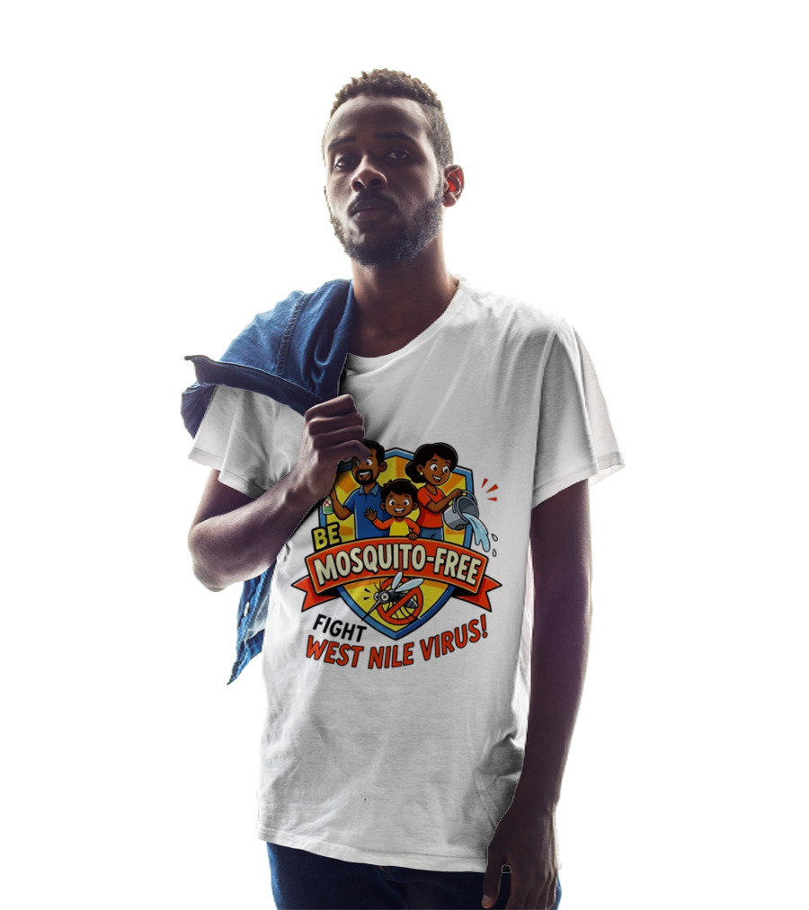 Be Mosquito Free Fight West Nile Virus Family Awareness T-Shirt