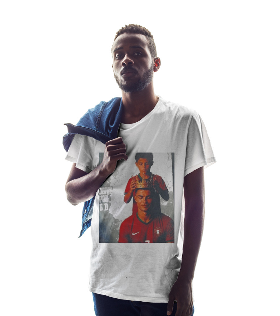 Cristiano Ronaldo Portugal Obrigado Por Tudo GOAT Crowned King Soccer Legend T-Shirt